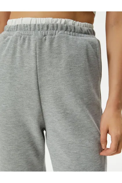 شلوار ورزشی Jogger با دو جیب لاستیکی روی کمر 4SAK40048EK