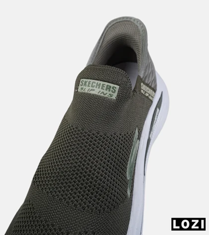 کفش کتانی طبی ورزشی سبز SKECHERS Slip-Ins مدل 8817