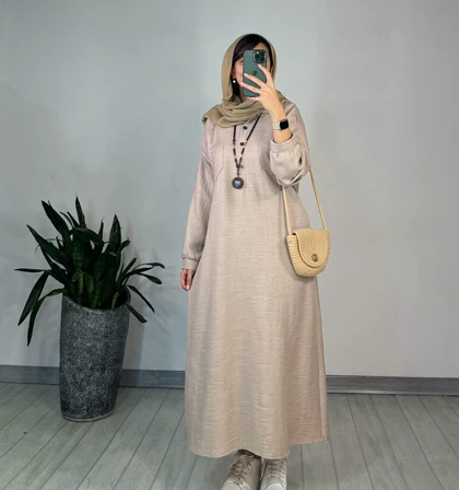 مانتو بلند دریا(به همراه کمربند)