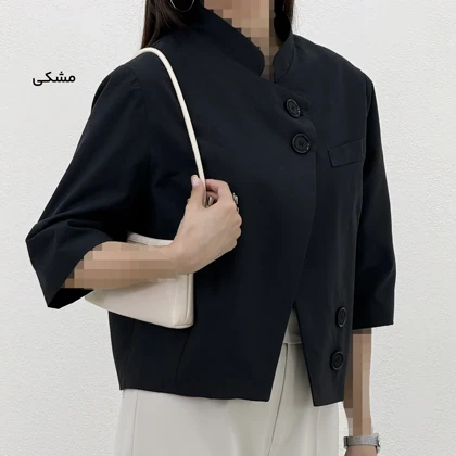 کت کوتاه زنانه کتان زارا | آی بولک