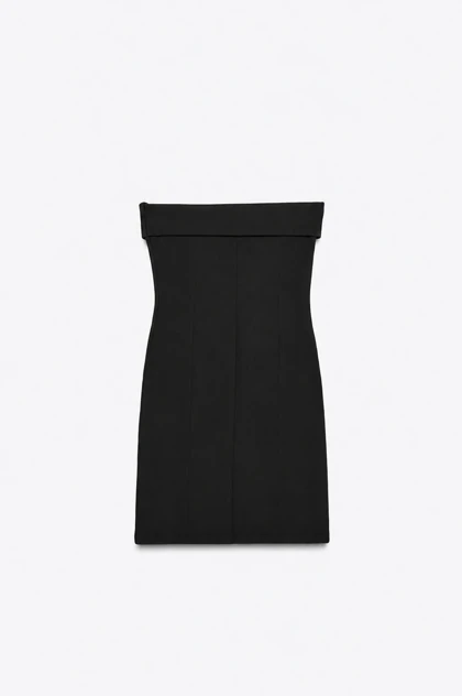 پیراهن دکلته میدی زارا Zara
