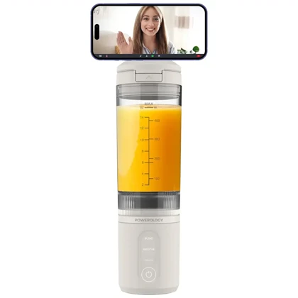 بلندر و مخلوط کن شارژی پاورولوژی Powerology مدلPRPBB8301GY قابل حمل