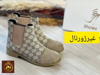 نیم بوت بغل کش زنانه طرح گوچی‌کد(4044)