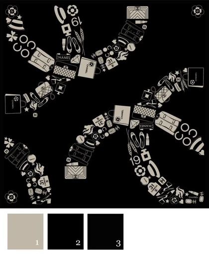 روسری ابریشم شنالو