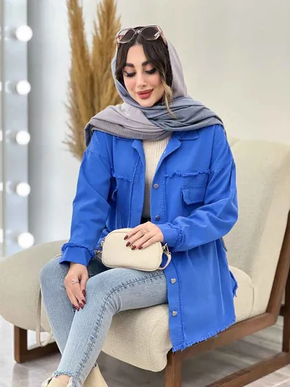 مانتو کتان ریش دار ترلان