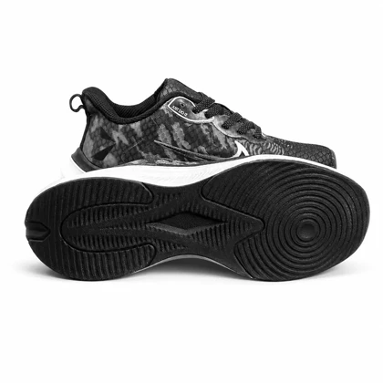 کفش کتانی مردانه و بزرگ پا نایکی رانینگ مشکی ماورایی Nike