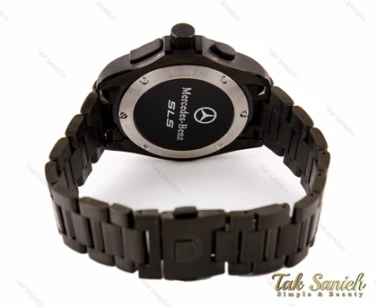 ساعت تگ هویر مرسدس بنز مردانه مشکی بند فلزی Tag-2960-G