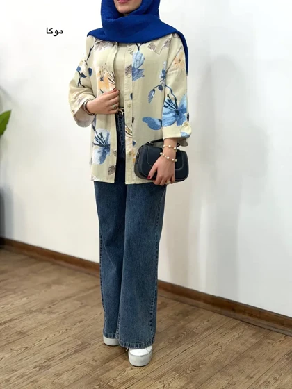 تونیک مانتویی لینن آیسو گلاریس