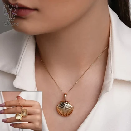 پلاک صدف طلایی ژوپینگ