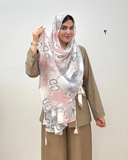 شال پلیسه دخترانه مدل پروانه