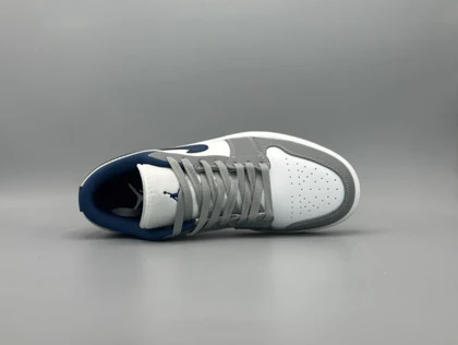 کتانی نایکی جردن1 لو فرنچ بلو های کوالیتی/Nike AJ1 low French Blue
