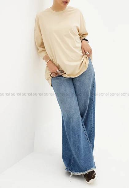 تیشرت لانگ رنگی کد1005294