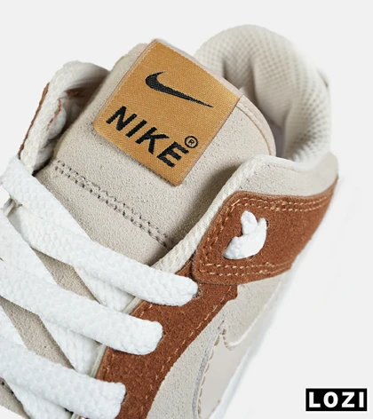 کفش کتانی مردانه و زنانه کرم قهوه ای نایک NIKE SB Dunk مدل 7647