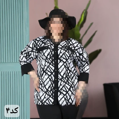 شومیز سایز بزرگ مدل شراره