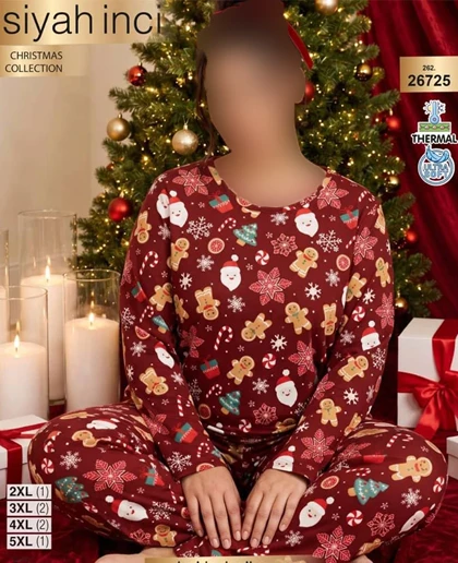 بلوز و شلوار بیگ سایز siyah inci کد 26725