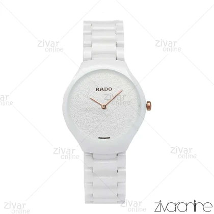 ساعت رادو زنانه سرامیکی صفحه سفید مهندسی 106538