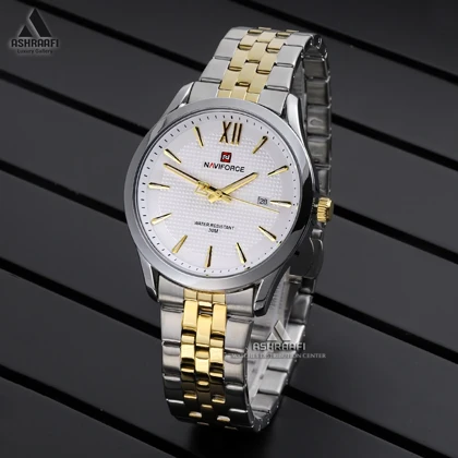 ساعت نیوی فورس صفحه سفید Naviforce NF9255SGW