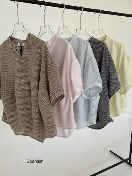 شومیز اسپارکیش چهارخانه - Sparkish - 444