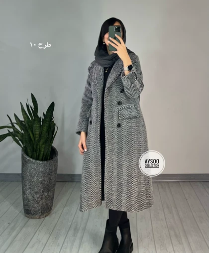 پالتو پشمی آستردار نورا5
