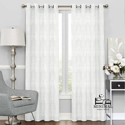 پرده آماده حریر کتان