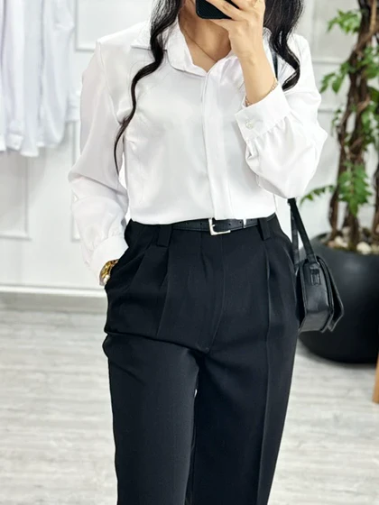 شومیز پیراهنی بیسیک