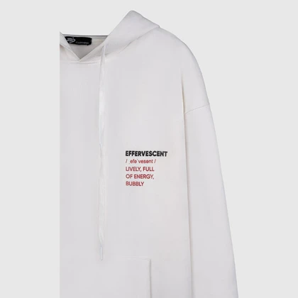 زیگ سویشرت و هودی white effervescent hoodie-9245