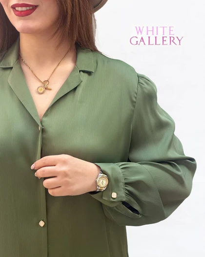 شومیز ساتن ترک نازگل کد (811)