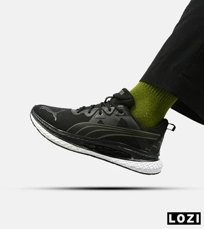 کفش کتانی ورزشی مشکی سبز مردانه PUMA