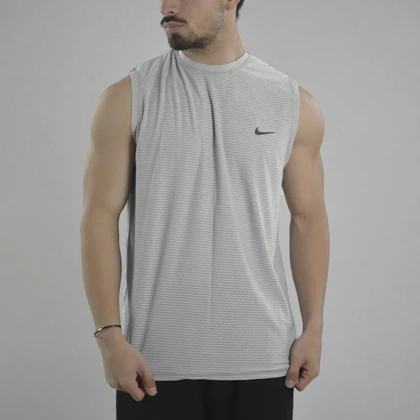 رکابی ورزشی مردانه نایک مدل VHD-Dri Fit-4K0988 طوسی روشن