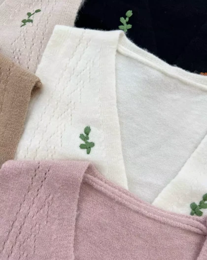 جلیقه بافت گلدوزی کد 5345