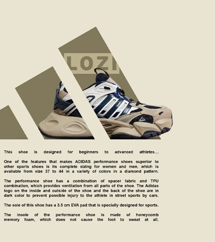 کفش کتانی مردانه و زنانه کرم سرمه ای ADIDAS performance x9000l4