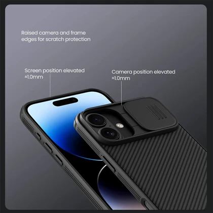 قاب محافظ گوشی آیفون 16 نیلکین CamShield Pro Camera protective