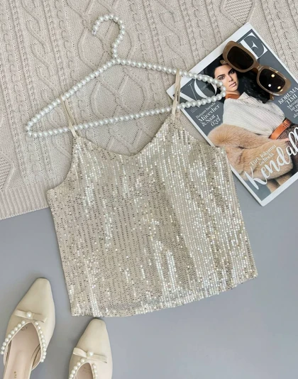 تاپ پولکی آستردار کد 3854