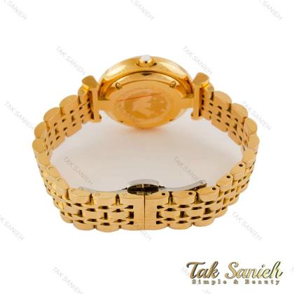 ساعت امپریو آرمانی زنانه طلایی صفحه فول نگین Armani-4398-L