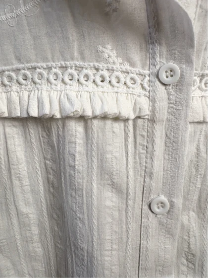 شومیز آستین بلند خامه دوزی