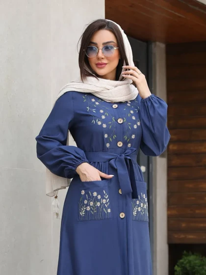 پیراهن گلدوزی حلما