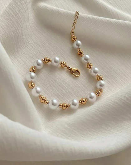 دستبند گوی و مروارید ژوپینگ