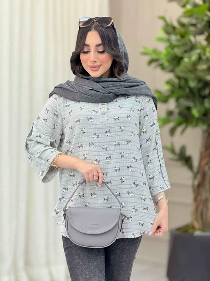 شومیز طرح گل بابونه
