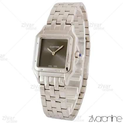 ساعت مچی کارتیر زنانه مدل پنته نقره ای صفحه طوسی 104367
