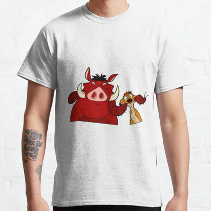 تیشرت lion king طرح timon and pumba کد 200860