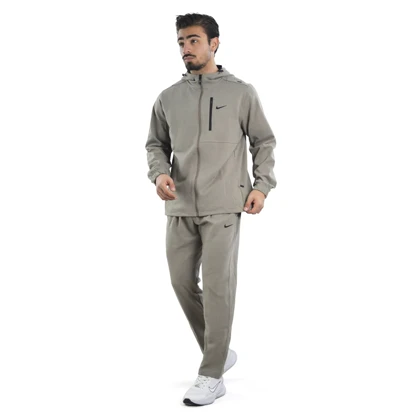 ست سویشرت و شلوار گرمکن اسپرت نایک مدل 17008 خاکی