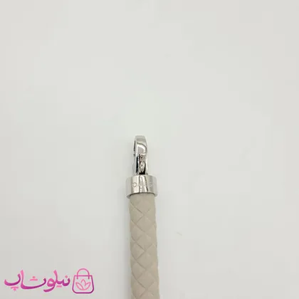 دستبند امگا رابر طوسی روشن با قفل نقره ای کیفیت مستر