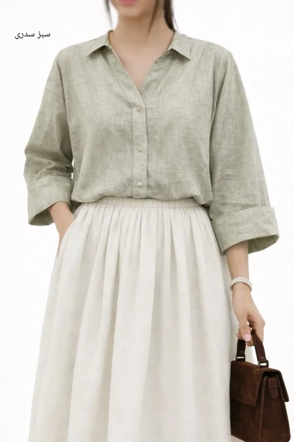 تونیک لینن ایتالیایی زارا 1