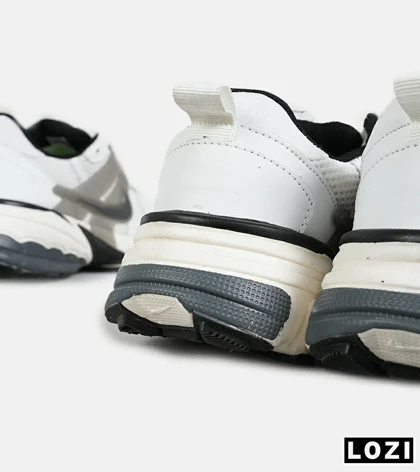 کفش کتانی مردانه و زنانه سفید طوسی کرم Nike cushlon