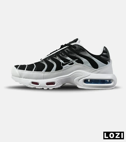 کفش کتانی مردانه و زنانه مشکی سفید NIKE AirMax Plus TN Ultra مدل 7710