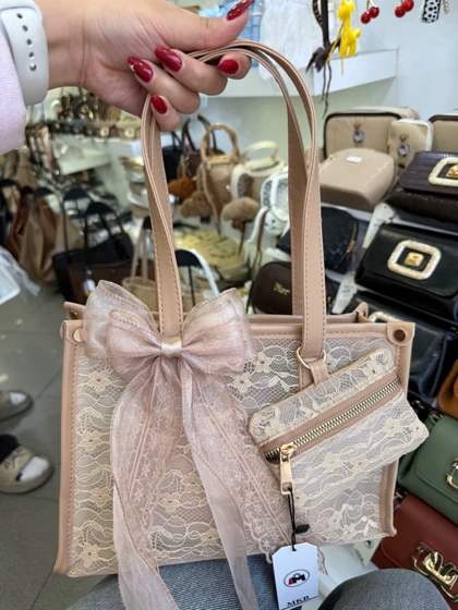 کیف دستی دانتل دخترانه روژین
