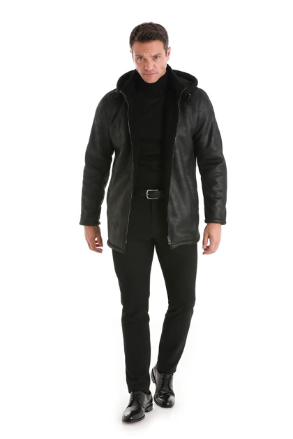 ژاکت بلند مردانه hatemoglu hatemoglu