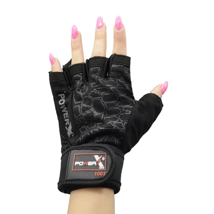 دستکش بدنسازی پاورایکس مدل 404K1376 مشکی