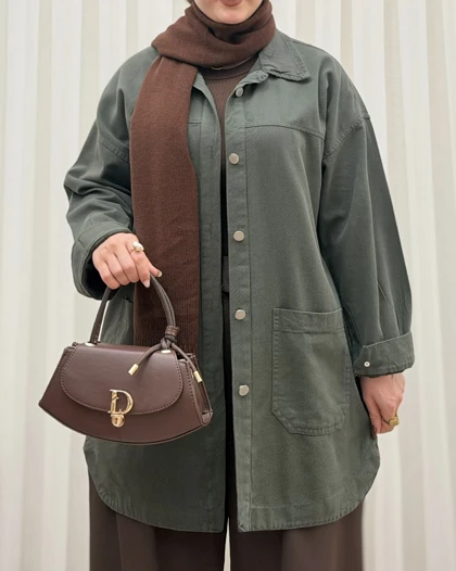 مانتو کوتاه اسپرت کتان پنبه