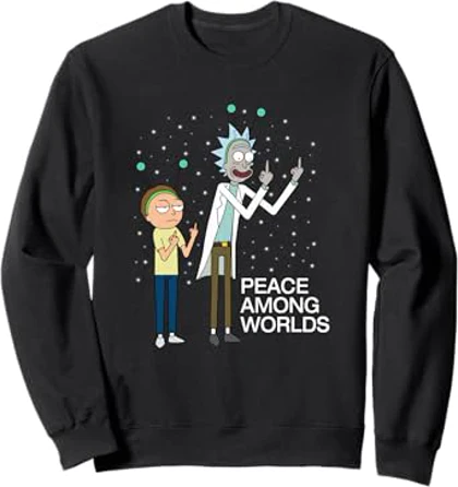 سویشرت طرح ریک و مورتی | Peace Among Worlds کد 259751